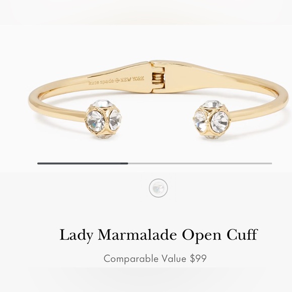 Kate Spade open cuff bracelet.
Lady Marmalade in rose gold. - Picture 4 of 10